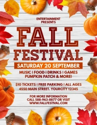 FALL FLYERS template
