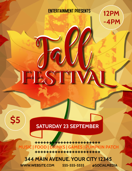 FALL FLYERS Template | PosterMyWall