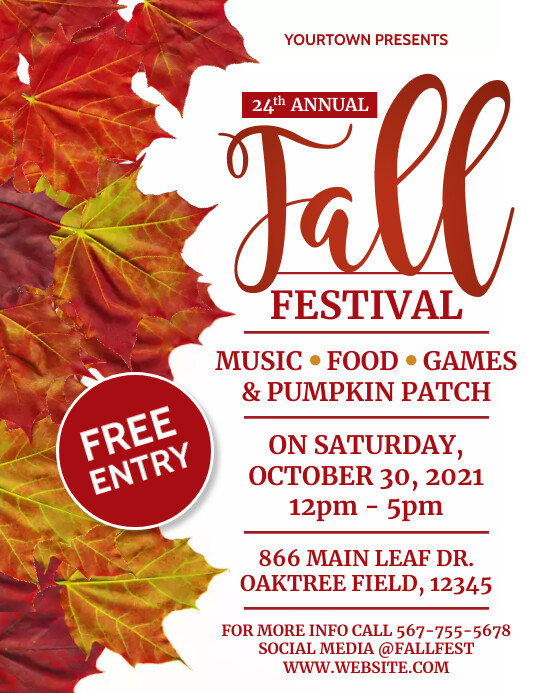 FALL FLYERS | PosterMyWall