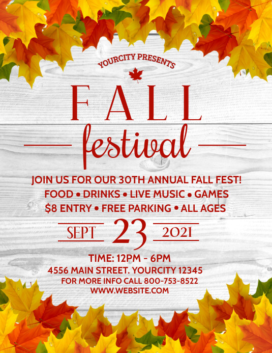 FALL FLYERS Template | PosterMyWall
