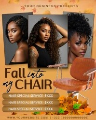 Castanho Hair Salon Promotion Instagram Portrait Template