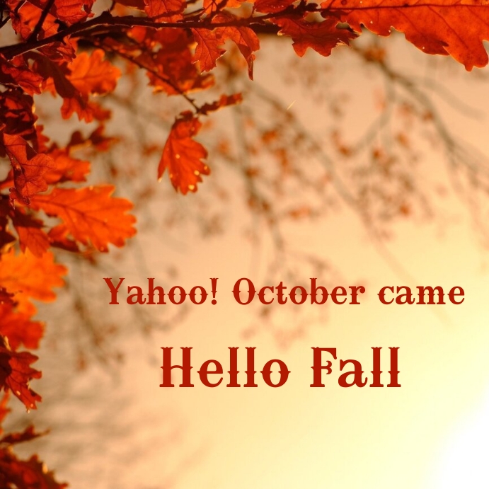 fall instagram post Template | PosterMyWall