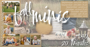 Fall Mini Photos Facebook Ad template