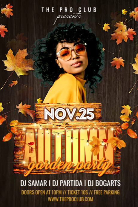 Fun Fall Ad Fall Party Ads Template | PosterMyWall