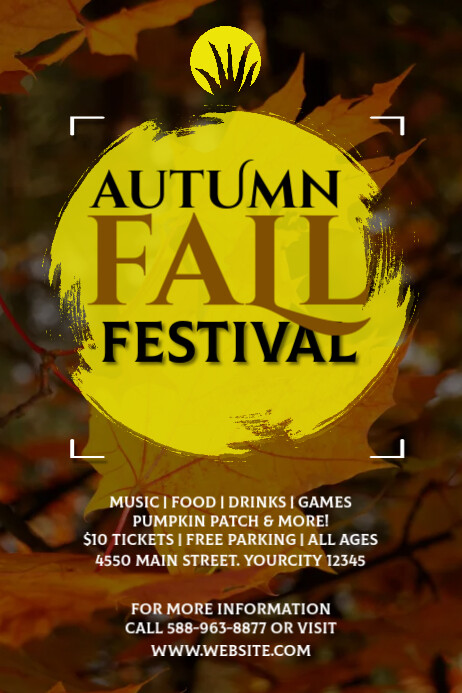 Fall Poster Template | PosterMyWall