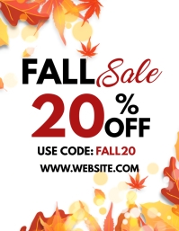 Fall Sale Printable Fall Sale Template | PosterMyWall