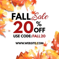 Fall Sale 20% OFF Promo Flyer Template | PosterMyWall