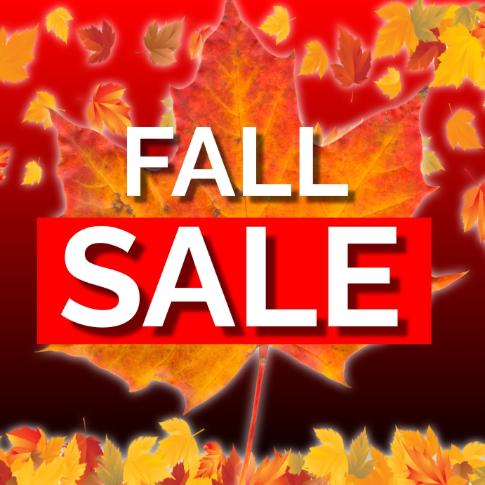 Weekend Sale Fall Fall Sale Ad Template | PosterMyWall