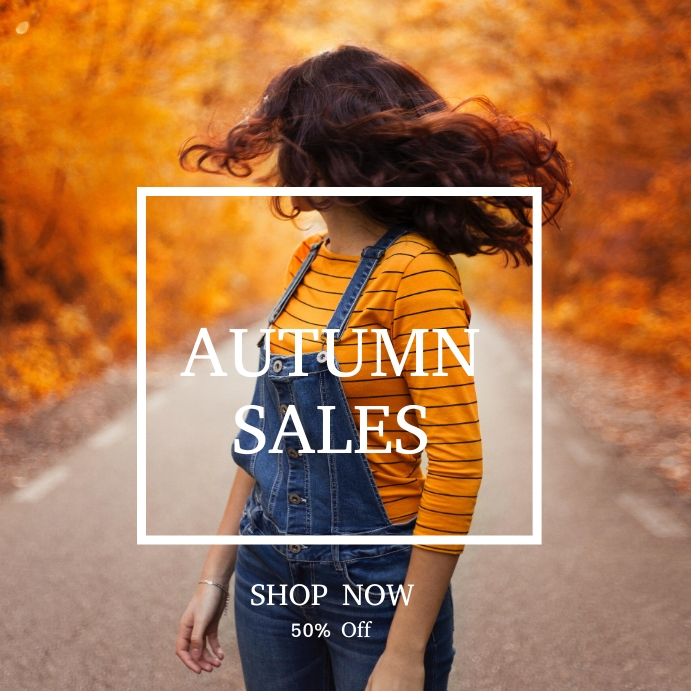 Fall Sale Ads Template | PosterMyWall