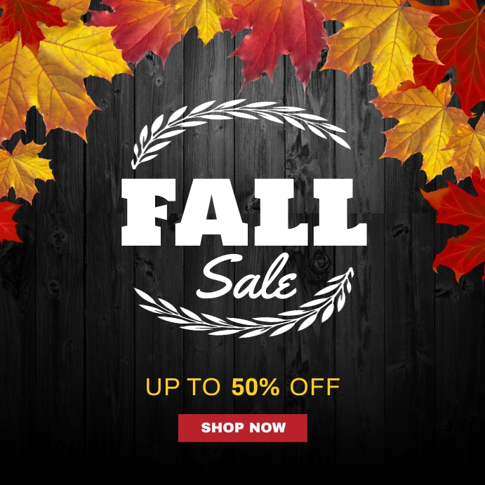 Fall Sales Update Fall sale Template | PosterMyWall