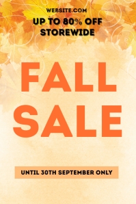Fall Sale Template | PosterMyWall
