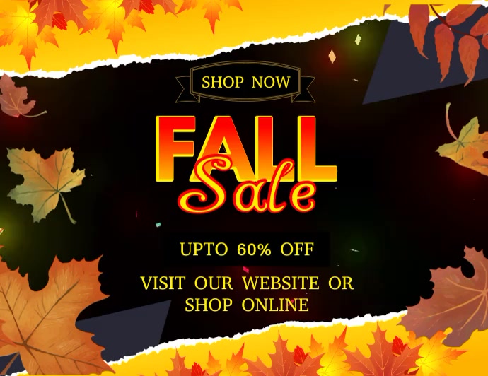 Fall Sale Script fall sale Template | PosterMyWall