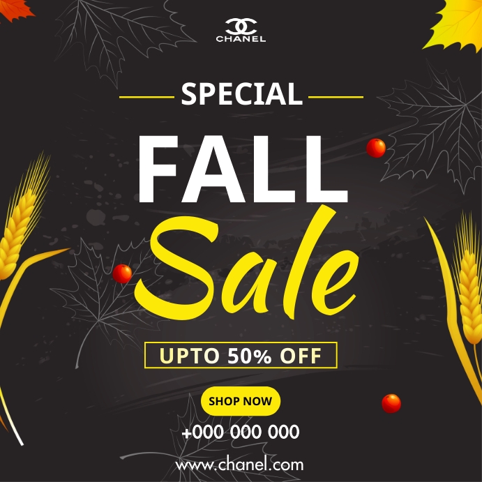 Fall Sale Script Copy of Fall sale | PosterMyWall