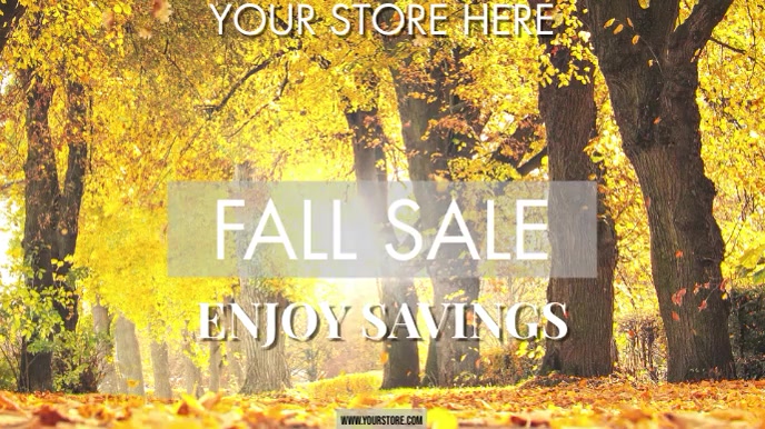Fall Sale Script FALL SALE Template | PosterMyWall