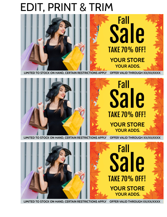 FALL SALE Template | PosterMyWall