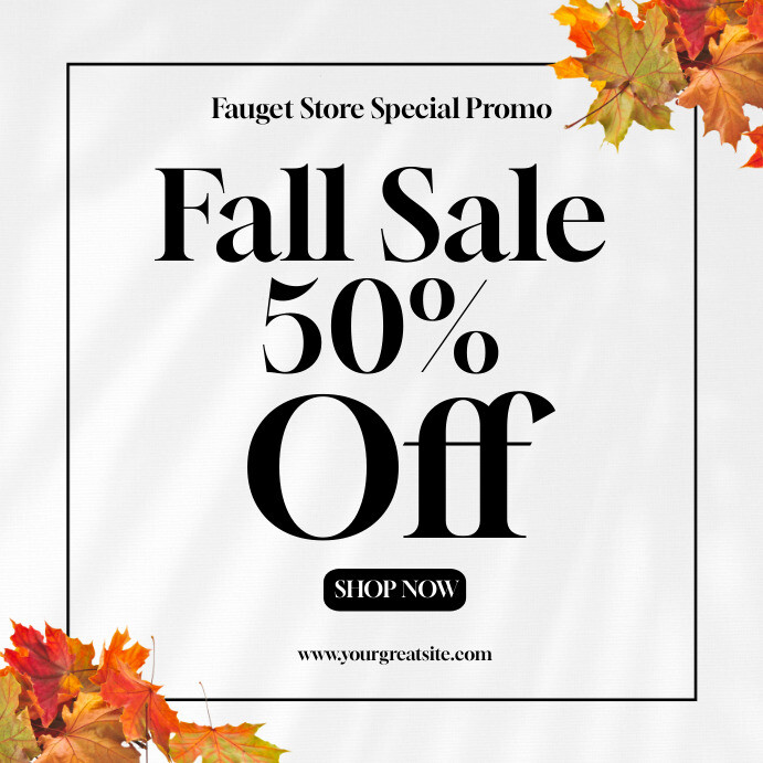 Ips Ig Fall Plantilla de Fall Sale IG Post | PosterMyWall