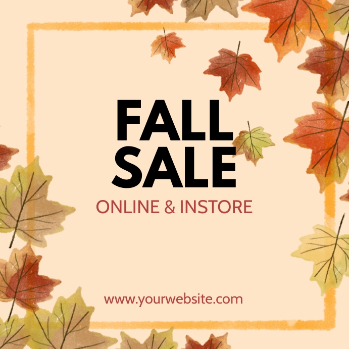 Copy of Fall Sale Instagram Post | PosterMyWall