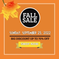 Fall Sale Script Fall sale Template | PosterMyWall