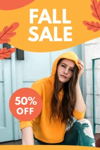 Fall Sale Pinterest template