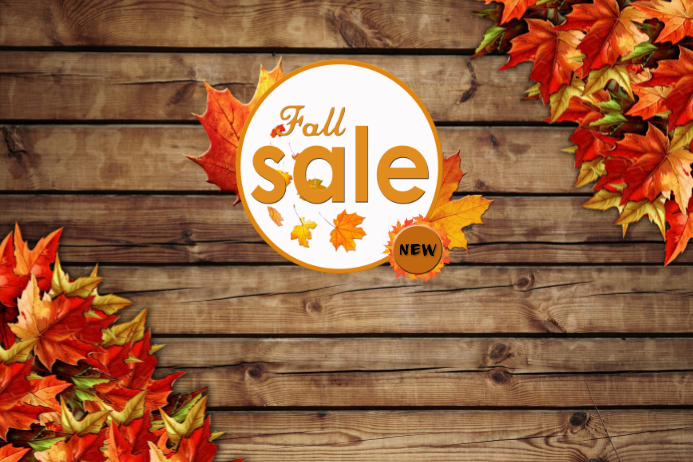 Fall Store Poster fallsale4 Template | PosterMyWall