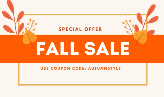 Fall Sale Script Fall Sale Templates | PosterMyWall