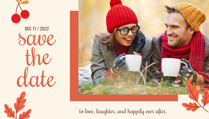 Fall Save The Date Template | PosterMyWall