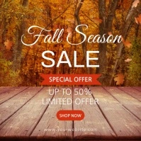 Fall Season Sale Instagram Post template
