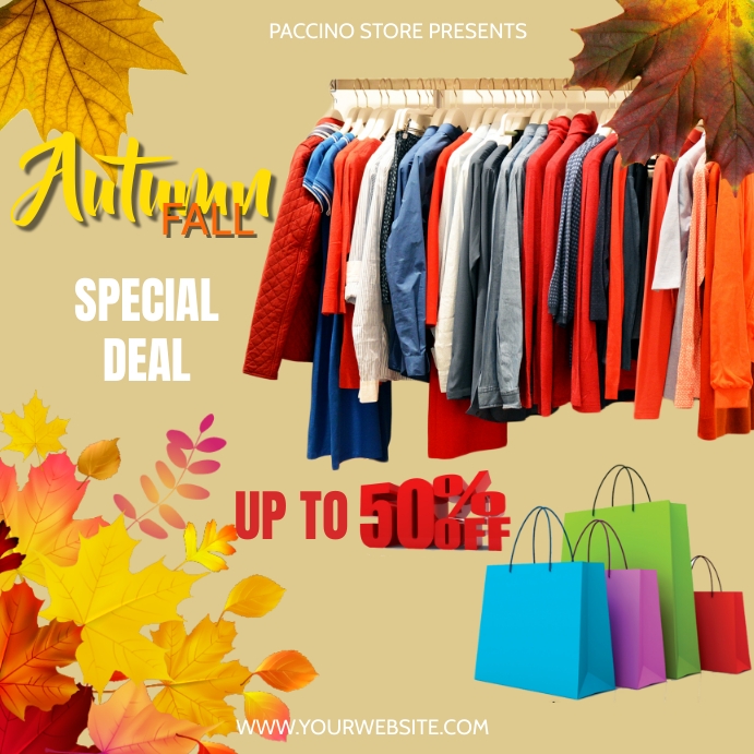Fall Special fall special deals flyer template | PosterMyWall