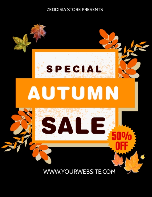 Fall Special fall special sale flyer template | PosterMyWall