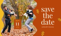 Fall Style Save The Date Template Tag