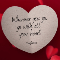 Grau Inspirational Quote Instagram 帖子 Template