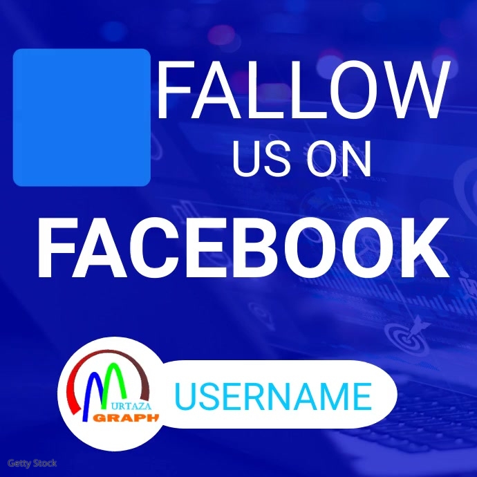 Fallow us on Facebook Template | PosterMyWall
