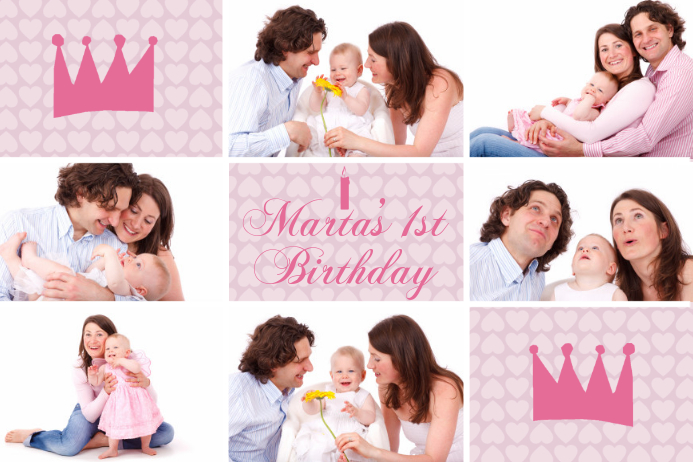 Familly Collage Template Postermywall