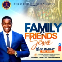 Family and friends Instagram Post template