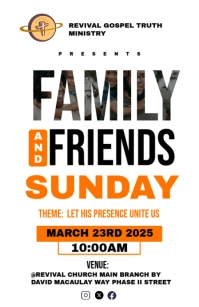 family and friends template Media Página Ancho