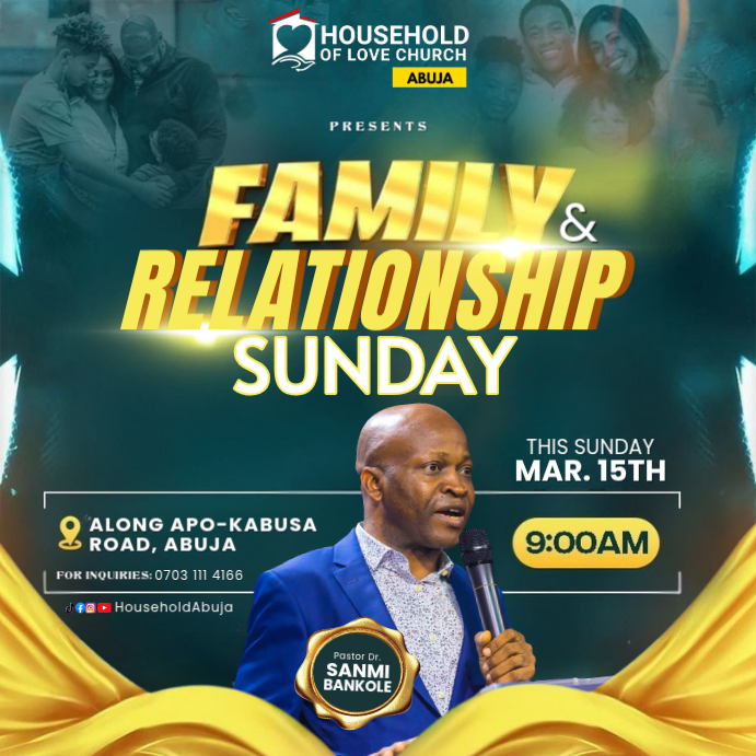 Copy of Family and Relationship Sunday Event Instagram Post | PosterMyWall