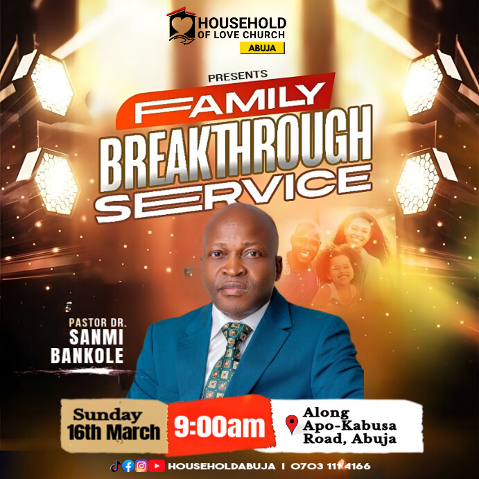 family breakthrough service | PosterMyWall