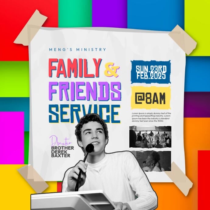 Copy of Family Church Service | PosterMyWall