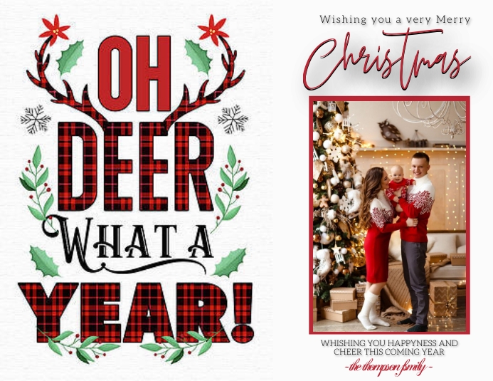 FAMILY COLLAGE CHRISTMAS CARD TEMPLATE PosterMyWall