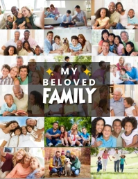 Family Collage Flyer (US Letter) template