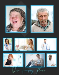 Family collage Poster/Wallboard template