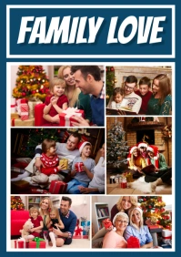 Family Collage A5 template