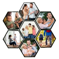 Family collage Vierkant (1:1) template