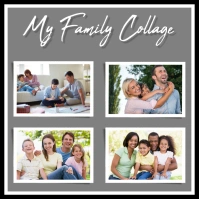 Family Collage Square (1:1) template