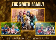 Family Collage Postcard template