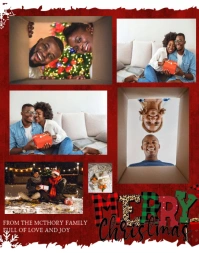 Family collage Poster/Wallboard template