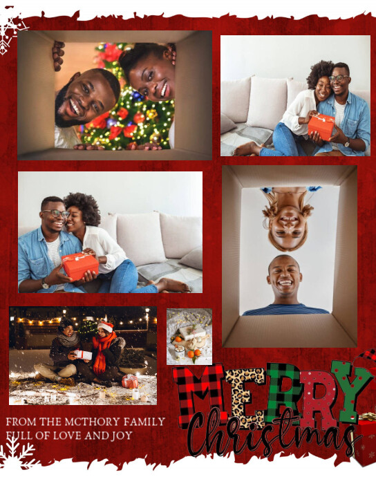 Family collage โปสเตอร์/กระดานบนผนัง template