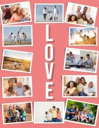 Family Collage Flyer (US Letter) template
