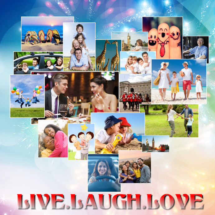 Family Collage Template Postermywall