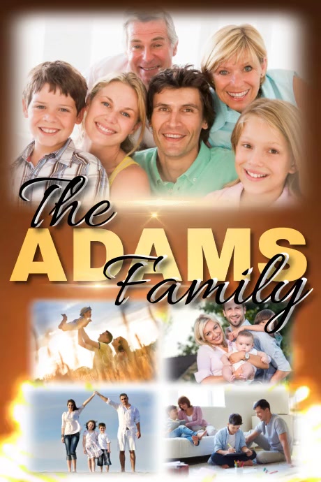 FAMILY COLLAGE TEMPLATE 2023 Cartaz